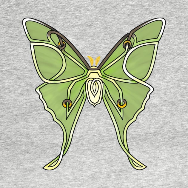 Luna Moth by KnotYourWorld4